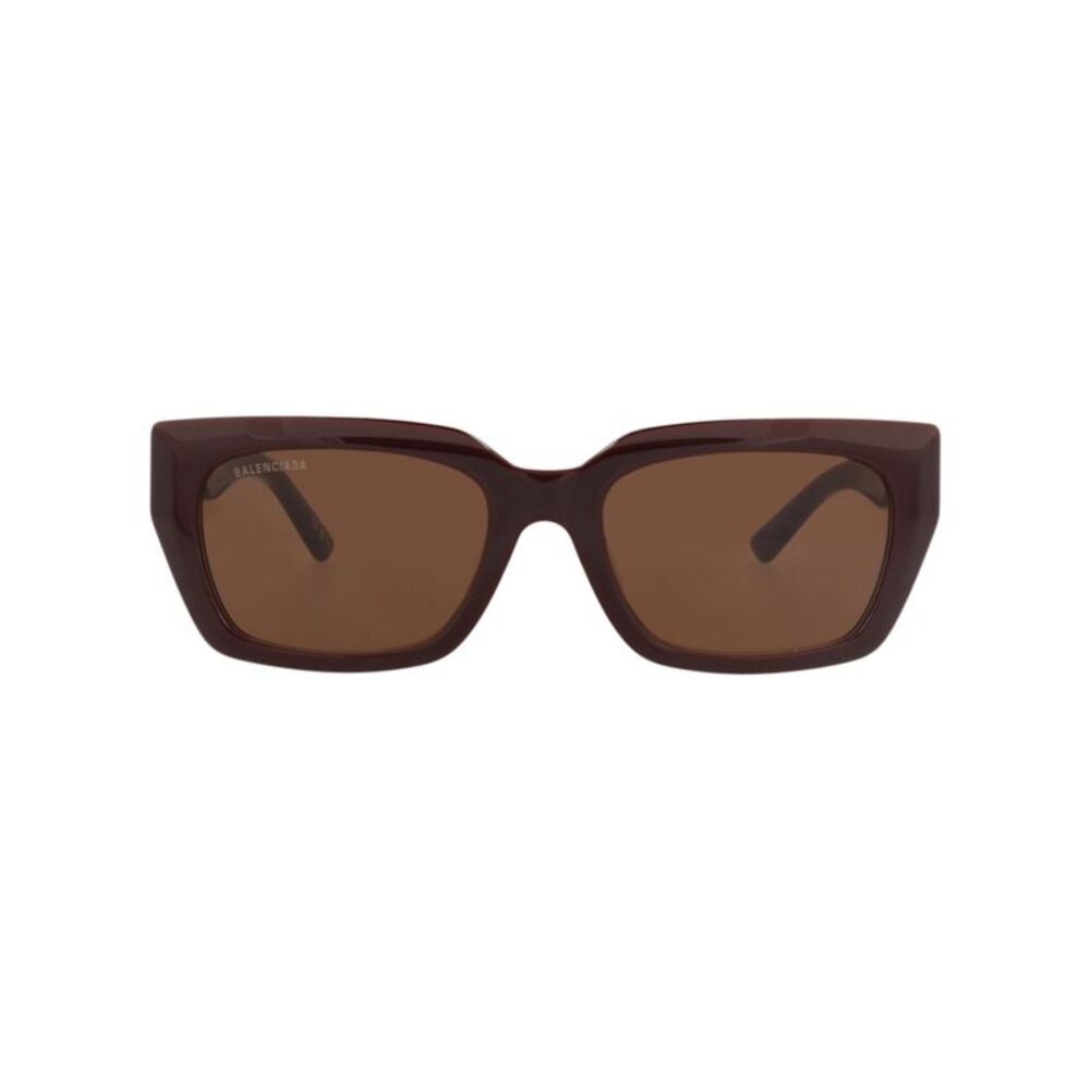 Balenciaga Square-Frame Recycled Acetate Sunglasses Red Unisex-Adult